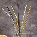 Reusable Metal Drinking Straws 304 Stainless Steel Sturdy Bent Straight Drinks Straw Kawaii Colourful Environmental Protection